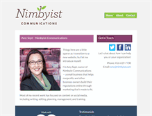 Tablet Screenshot of nimbyist.com